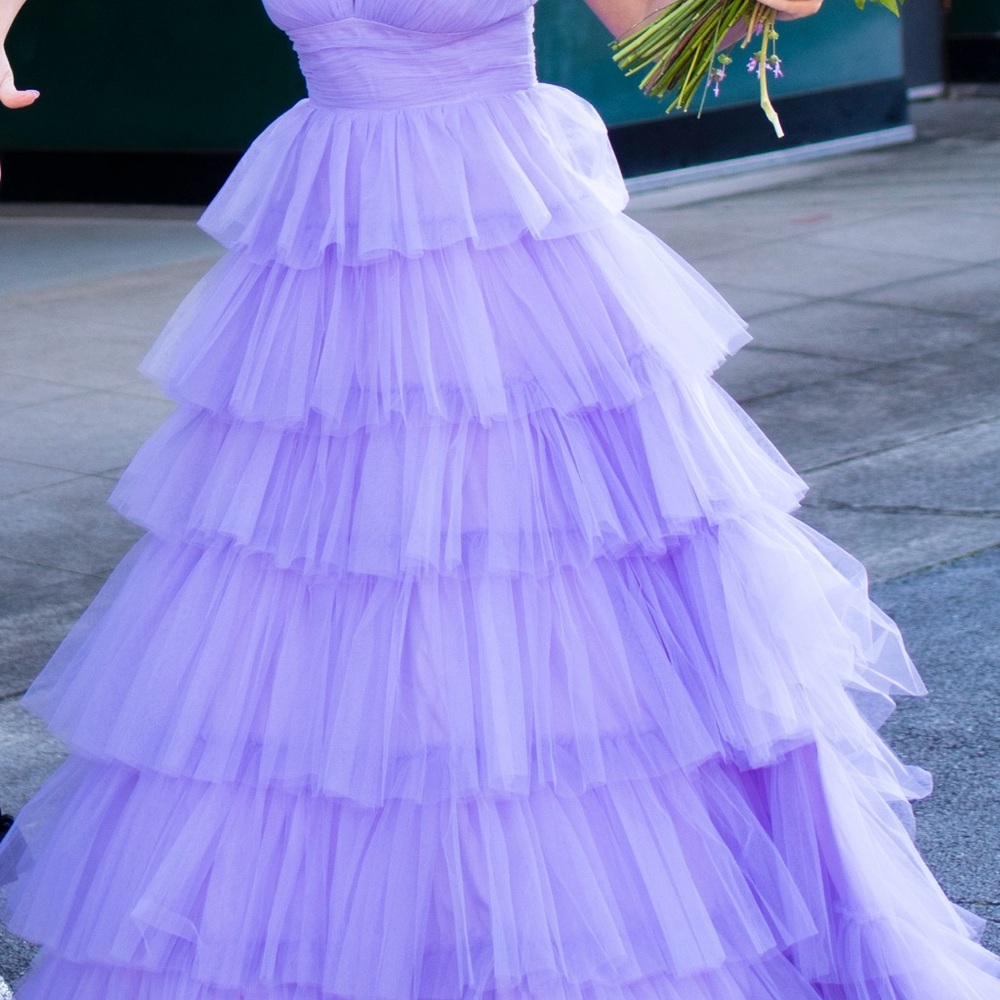 Beautiful, formal dress.